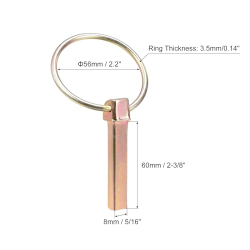 Uxcell A23110900UX0057 2Pcs 5/16 Inch X 2-3/8 Inch Linch Pin thumb #1