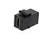 Networx Black HDMI Keystone Coupler