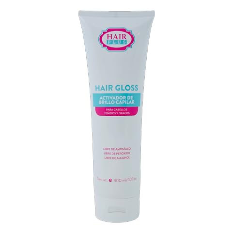 Hair Plus Hair Gloss – Brillo para Cabello Opaco o Teñido – No Color Added, Family Friendly – Apto para Niñas y Embarazadas – High Shine Treatment for Dull or Colored Hair