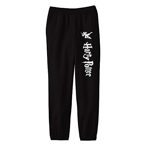 Harry Potter Seeker Icon and Logo Youth Black Graphic Sweatpants