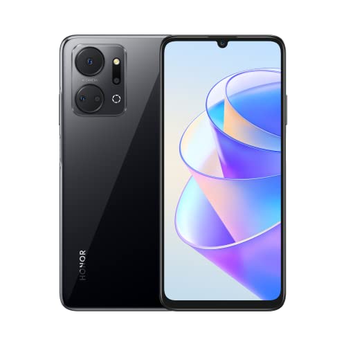 Honor X7a Dual SIM 128GB ROM + 4GB RAM Factory Unlocked 4G Smartphone (Midnight Black) - International Version