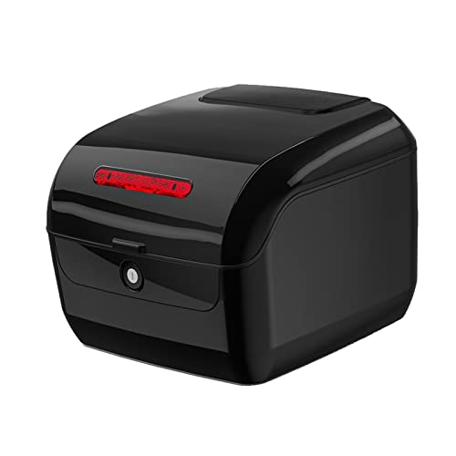 Caja para maletero de scooter universal con kit de fijación trasera para motocicleta