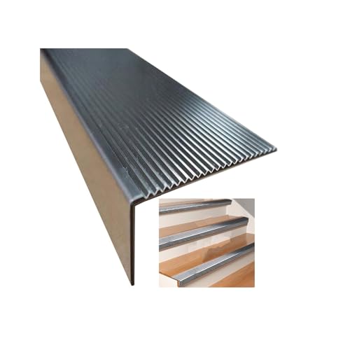 Protector de nariz de escalera, antideslizante, impermeable, protector de borde para escaleras interiores y exteriores