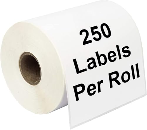 4”x6” Thermal Labels Shipping Labels, BESTIKER 4”x6” Direct Thermal Labels 1 Rolls, Compatible Zebra 2844 Rollo Thermal Printer Label 4x6 with Perforated, 250 Labels/Roll, 1” Core image 8