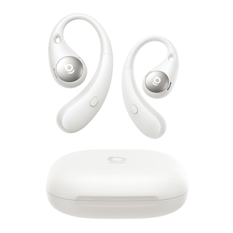 Baseus Eli Sport2 Open Ear Headphones Sport con S-Komfortkurve, 45H Playtime, SuperBass 2.0, IPX7, Bluetooth 6.0, 4-Mic KI Chiamate Chiare, Cuffie Sportive per Fitness Corsa
