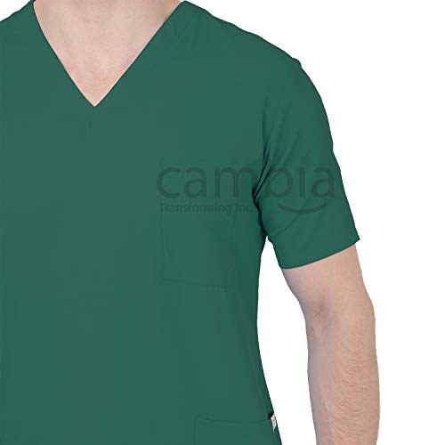 Image of Cambia Scrub Suits for Doctors Men /OT Dress Unisex (XS, Bottle Green)