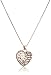 Sterling Silver with Gold-Flashed "Love" Mother and Daughter Forever Heart Pendant Necklace, 18"