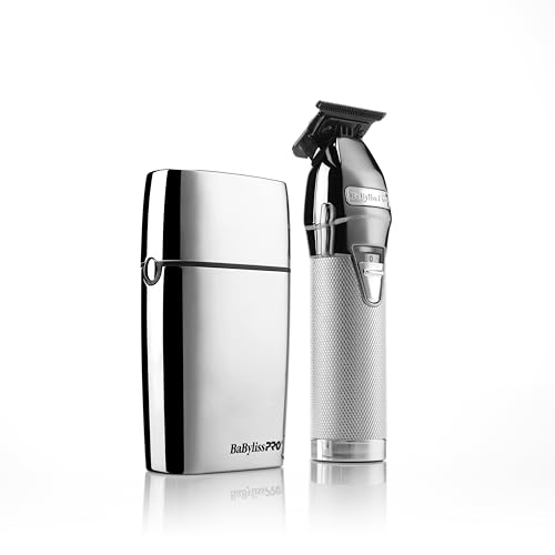 Image of BaBylissPRO LIMITEDFX Cord /Cordless Hair Trimmer and Double Foil Hair Shaver Prepack, High-Performance Lithium-Ion Batteries for Long-Lasting Cutting
