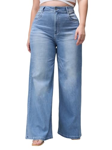 Image of Miss Chase A+ Women's Bootcut High Rise Regular Length Stretchable Denim Jeans