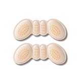 Par Protetor de Calcanhar Ortopédico para Sapatos – '1 Par em Silicone e Tecido' – Alívio de Dores, Antibolhas, Conforto Diário e Ajuste Confortável Cores Bege ou Preto - Comfort Pro