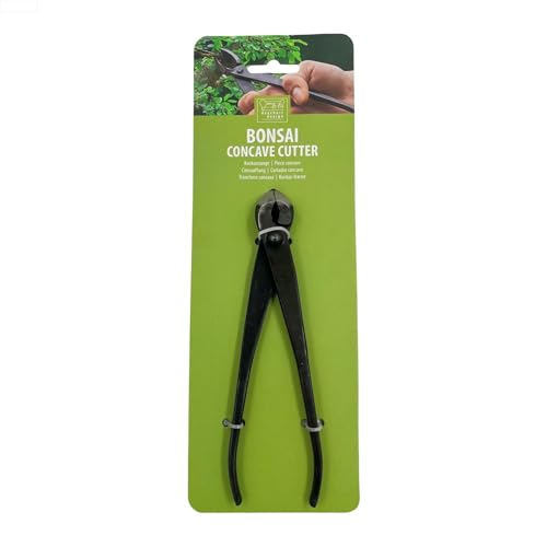 Seaside no.64 - Bonsaischere aus 45er Kohlenstoffstahl – ergonomische Bonsai Schere für präzisen Pflanzenschnitt - versch. Ausführungen für Bonsai, Garten & Zimmerpflanzen (Konkavzange)