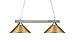 Z-Lite 155-2BN-MSG 2 Light Billiard Light