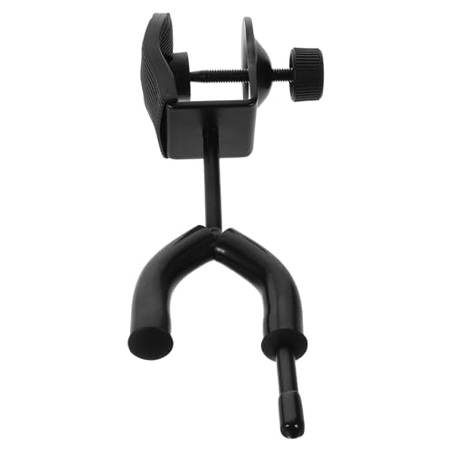 Toddmomy Violin Wall Hook with Bow Holder Clamp Violin Music Stand Extension Rack for Easy Access to Sheet Music Secure Storage for Musicians of All Levels