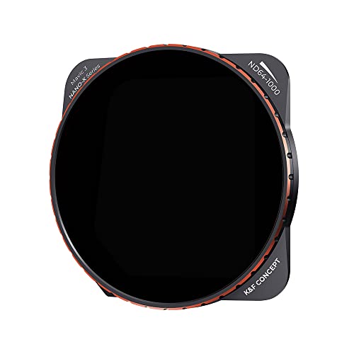 K&F CONCEPT Filtre ND Variable ND64-ND1000 de 6 f-Stops à 10 f-Stops Compatible avec Drone DJI Mavic 3, DJI Mavic 3 Cine