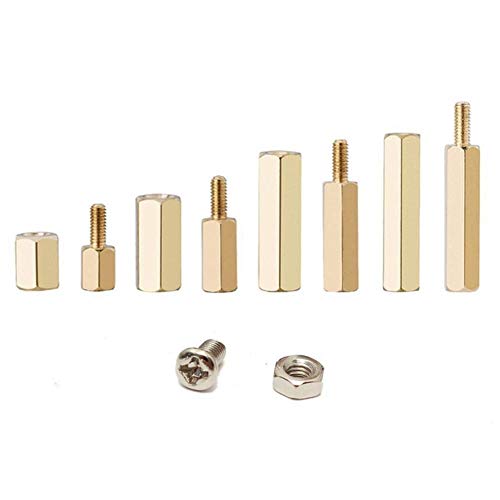 Metrischer Sechskant-Messing-Abscheider-Abstandshalter-Mainboard Abstandhalter Gewinde-Schraubenmutter