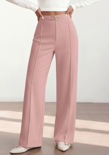 Image of PRETTYGARDEN Womens Dress Pants High Waisted Tailored Trousers
