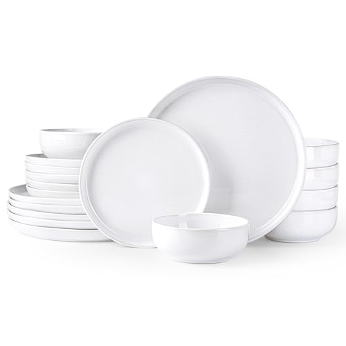 GBHOME Teller- und Schüssel-Set – 18-teiliges Keramik-Geschirr für...