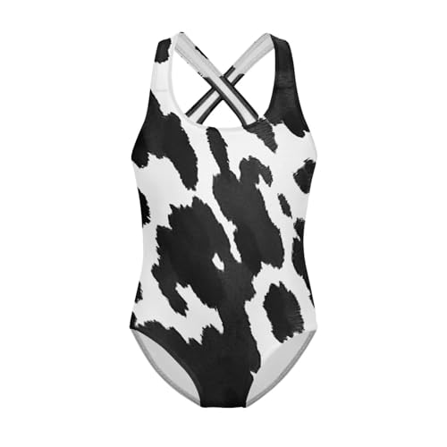 Image of Kid One Piece Swimsuit with Cross Back Girls Summer Sleeveles Swimwear for 5-14 Years