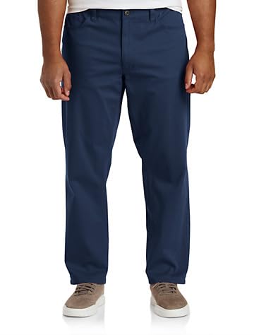 Oak Hill by DXL Men's Big and Tall Straight-Fit 5-Pocket Pants 48 x 32