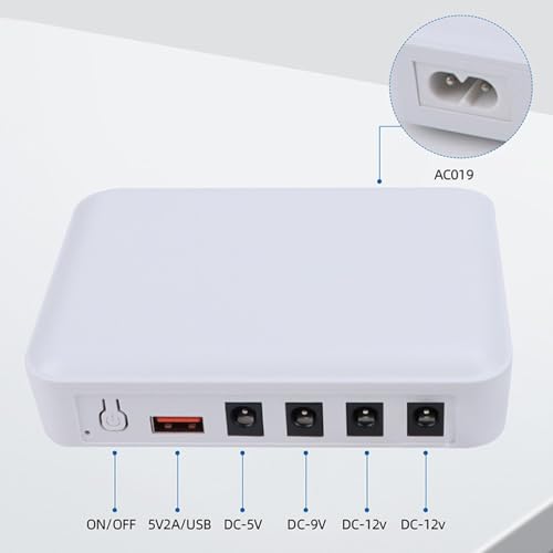 UPS 6600 mAh avec protections multiples pour routeur internet stable