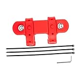 WOONEKY 1 Juego Soporte para portabidones Aquarius acuarius Bicicletas electricas jaulas Base Correa Titular de la Botella de Agua Clip de Botella de Agua Gel de sílice Rojo