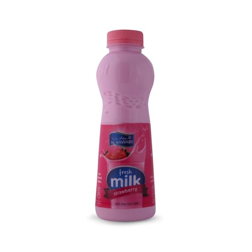 Al Rawabi Fresh Milk Strawberry 500ml