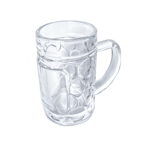 Carlso 12x Mini Bierkrug, Massglaß, Seidel, Oktoberfest, Bayern Schnapsglas 4cl mit Henkel (12x ohne Kordel)