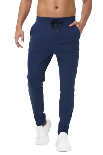 Blaosn Mens Athletic Sweatpants Gym Workout Running Sweat Jogger Pants with Pockets Stretch Comfy Baggy Track Travel Golf Exercise Sport Jogging Active Wear Lounge Clothes Casual Outfits 30