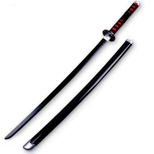 SHASHAYA Japanese Anime Sword 75cm(30in) Bamboo Samurai Katana Sword Handmade Katana Anime Cosplay Props Bamboo Blade Toys for Kids Boys Girls Gift Party Favor