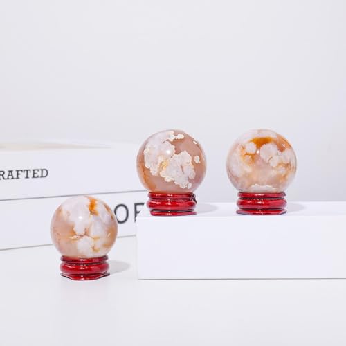 Sphère agate polie cristal de roche et quartz de divination pour décoration - 6