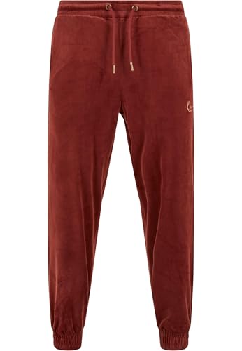 Karl Kani Small Signature Velvet Jogginghose Wine red M