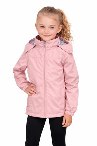Blu Apparel Kids Waterproof Jacket (UK, Age, 9 Years, 10 Years, Regular, Pink)