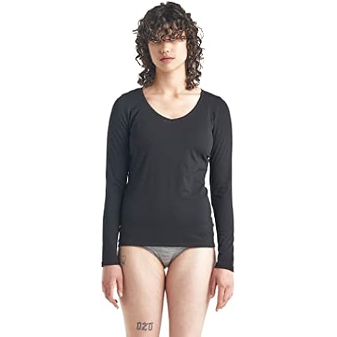 Icebreaker Merinowolle Damen Unterwäsche - Siren Langarmshirt Sweetheart Cover
