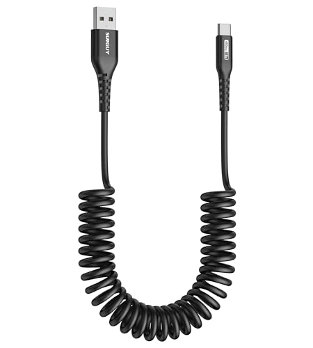Amazon.co.jp: SUNGUY USB Type C ケーブル コイル型 USB A to USB C