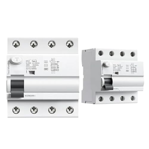 RCCB Type B 2P 63A 30mA disjoncteur de courant de fuite pour borne de recharge et photovoltaïque