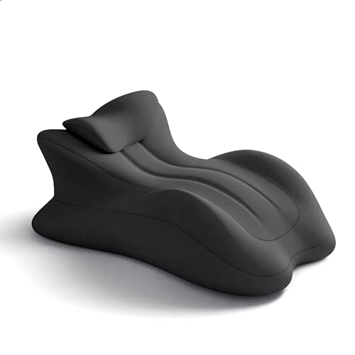Entrq Sweet Spot Pillow for Couples Ergonomic Memory Foam Wedge Pillow with 27 Angled Support Multi-Position Cushion for Back Waist & Neck Comfort Removable Washable Cover