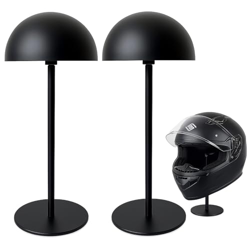 motofans® Helmet Stand Metal, Rotation Metal Stand Desktop Hanger Rack