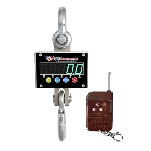 Báscula colgante acero inoxidable 2,000 lb con certificado miniatura 1