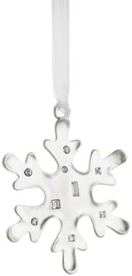 Lunt LO804 Winter Wonder Silver Snowflake, 3.25-Inch