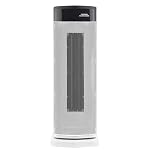 Morphy Richards HeatFlux Digital Ceramic Tower Fan Heater 2000W, Remote Control, Compact, 20m2 Coverage, Oscillation, Timer Function, Auto Switch off, Touch Panel Design, Low Noise, White, 825401
