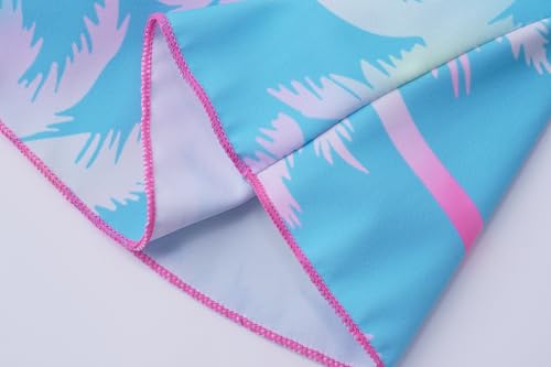 Image of Girls One Piece Unicorn Swimsuit Mermaid Swimwear Rainbow Bathing Suit