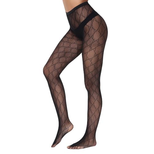 SNDE Sexy Elastisch Hohe Taille Strumpfhosen Netzstrümpfe Schenkelhohe Strümpfe Strumpfhosen für Damen