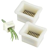 Green Bean Frencher Tool - Manual Green Bean Vegetable Runner Slicer Cutter,Bean Stringer and Slicer,Vegetable Peeler Runner Bean Slicer Stem Remover,Long Bean Shredder Tool,Kitchen Gadgets