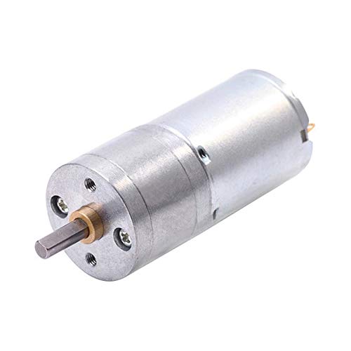 Auart Zyilei- Motor Dc DC Motor 6V 12V Electric Gear Motor, High Torque 5-1200 RPM, 370 Geared Motor, Wear-Resisting (Speed(RPM) : 1000, Voltage(V) : 6V)