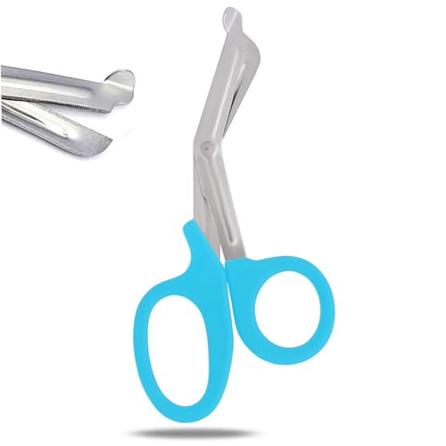 PRECISE CANADA: Paramedic Utility Bandage First AID Stainless Steel Trauma EMT EMS Shears Scissors 7.25' Teal New