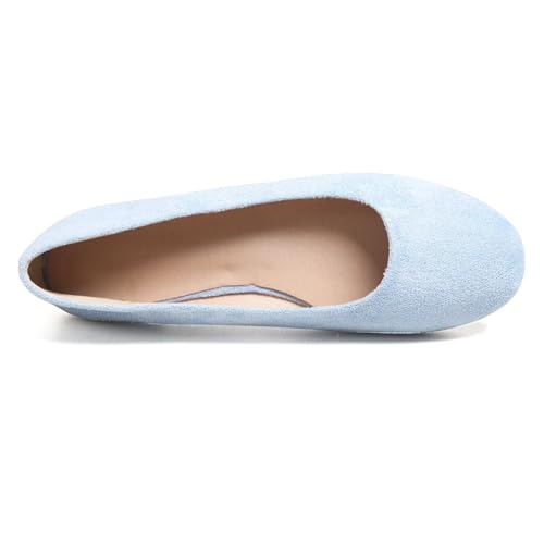 Image of Dear Time Women's Flats Comfortable Slip On Ballet Flats Soft Solid Casual Shoes