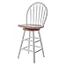 Winsome Wood Wagner Stool, 24", White & Natural