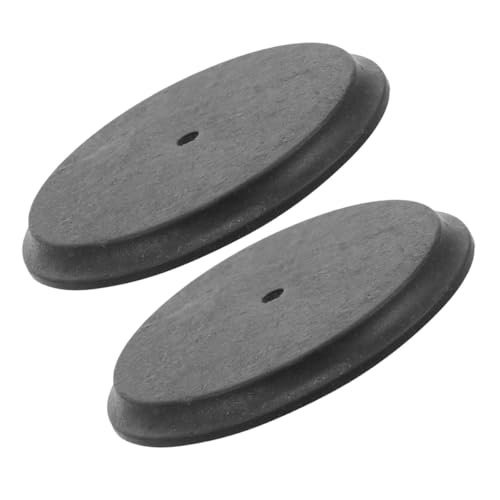 HEALLILY 2 Bases Redondas Peso para Lámparas de Mesa, Soporte de Plástico y Arena de Hierro, Superficie Lisa y Estabilidad Mejorada para Lámparas de Escritorio en Sala