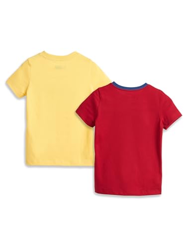 Image of Amazon Brand - Symbol Boys 100% Cotton Graphic Printed Half Sleeves T-Shirt | Age 2-6 Years