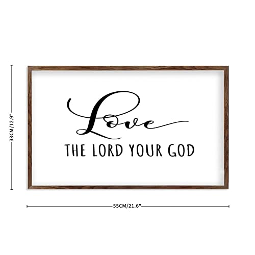 Plaque murale en bois avec citation spirituelle pour décorer une entrée chaleureuse - 2